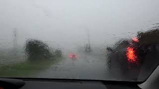 DSLR Dash Cam  Extreme Rain Storm While Driving In Ocala Florida  Part 2 [upl. by Eugor]