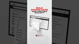 Bulk Downloads Now Available on DJcity 🖥️ shorts [upl. by Olbap]