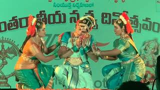 paarijaathapa haranam by nandi thimmanna dance by Ajay srinivas niharika sushma [upl. by Andros937]