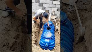 Septic tank installation process construction [upl. by Fleur]