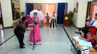 VIVIENE DRESS AND SPEECH DURING CELEBRATION OF LINGGO NG WIKA  PS OMAN [upl. by Jaworski]