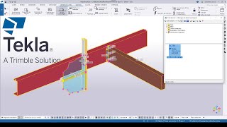 Astuce Tekla Structures  Création de croquis Auto [upl. by Euqitsym]