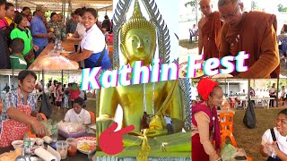 Kathin Fest Heute übereichen wir unsere GabenSpenden dem Tempel Mönchen und allen Gästen❤️🙏 [upl. by Jacqui300]