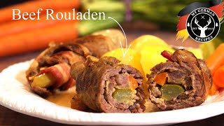 Classic German Beef Rouladen Braised Beef Rolls ✪ MyGermanRecipes [upl. by Jozef]