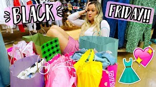 Black Friday Shopping 2017 AlishaMarieVlogs [upl. by Legge436]