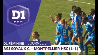 J5  ASJ Soyaux Charente  Montpellier HSC 11  D1 Féminine [upl. by Sumner]