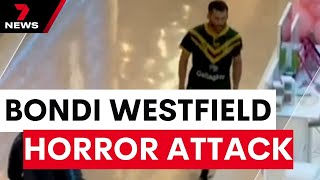 Video of the attacker inside Bondi Junction Westfield  7 News Australia [upl. by Katerina]