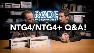 RØDE NTG4 amp NTG4 Shotgun Mic QampA [upl. by Agneta673]