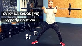 Cviky na zadok lepšie ako drepy 5  VÝPADY DO STRÁN [upl. by Saalocin]