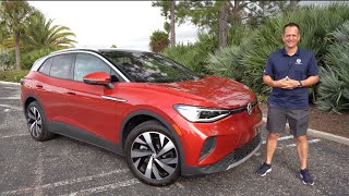 Is the 2022 VW ID4 Pro AWD a BETTER compact SUV than a Toyota BZ4X [upl. by Juan]