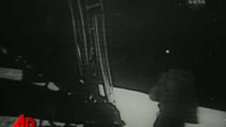 Raw Video Restored Video of Apollo 11 Moonwalk [upl. by Safier452]