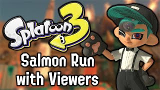 Salmon Run with Viewers in Splatoon 3 Shorts [upl. by Wettam576]