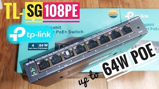 TPLink TL SG108PE 💥PoE [upl. by Ogeid220]