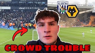 WEST BROM VS WOLVES  NASTY SCENES RUIN THE BLACK COUNTRY DERBY [upl. by Ecnerolf401]