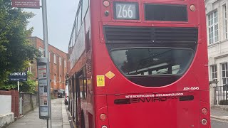 266 Bus route Curzon RoadActon High Street ADH45045 YX62 FSS transportforlondon londonbuses [upl. by Auqeenwahs]