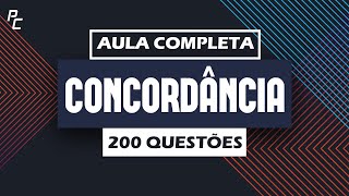 Concordância  Aula Completa [upl. by Aynotel]