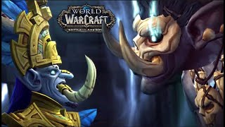 Battle of Dazaralor  Heroic King Rastakhan Boss Voice Sound Cinematic Live Servers [upl. by Yonina107]