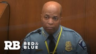 Impact of Minneapolis police chief breaking the quotblue wall of silencequot in Chauvin case [upl. by Trudnak]