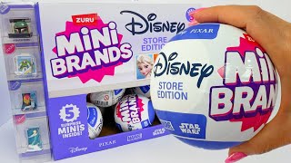 NEW Zuru Mini Brands DISNEY Store Edition Series 3  Toy Unboxing [upl. by Eittod]