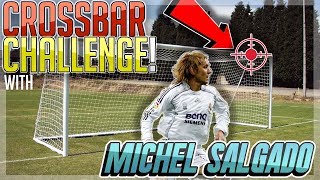 CROSSBAR CHALLENGE WITH FOOTBALL SUPERSTAR MICHEL SALGADO [upl. by Tempest]