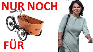 Nur noch Lastenfahrrad für Baerbock [upl. by Cattima481]