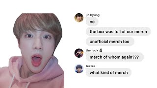 BtS tExTs the one who bought the merch [upl. by Diba307]