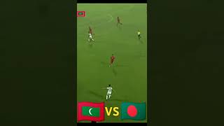 Bangladesh versus Maldives football match [upl. by Bernadina]