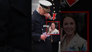 King Charles Holds Back Tears While Kate Makes Rare Royal Appearance At Memorial Service shorts [upl. by Roby322]