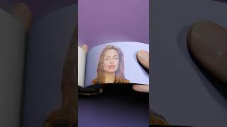 Angelina Jolie Singing quotTee Tinhquot FlipBook angelinajolie tiktok flipbook shorts [upl. by Enohsal]