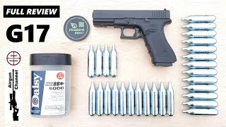 GLOCK 17 Gen4 PERFECTION in 177 BlowBack Co2 Review  Glock 17 BB Pistol Review [upl. by Eibo]