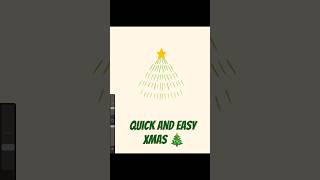 How to Draw a Christmas Tree for Beginners 4🎄✨ christmasartforkids HolidayVibes [upl. by Ailegnave]