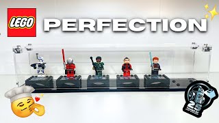 LEGO STAR WARS 25TH ANNIVERSARY MINI FIGS DISPLAY Flying Box Unboxing amp Review [upl. by Otxilac]