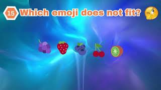 Can you figure out the odd emoji 🤔 Emoji challenge from easy to hard EmojiChallenge EmojiQuiz [upl. by Robinetta]