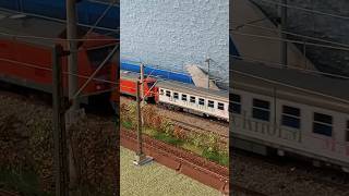 Schwedischer Schlafwagenzug der SJ mit einer BR245 h0 anlagenbau modellbahn train märklin [upl. by Tse802]