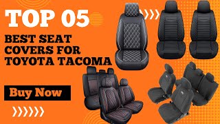 Best Seat Covers for Toyota Tacoma in 2024  Top 5 Best Seat Covers Every Toyota Tacoma Owner Needs [upl. by Coffee474]