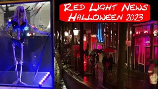 Amsterdam Red Light District News  Halloween 2023 [upl. by Nathan790]