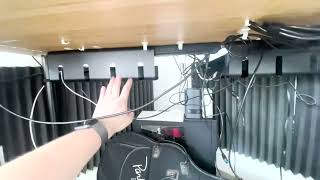 REFLYING Under Desk Cable Management Tray Review [upl. by Alletniuq897]