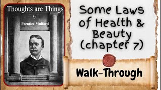 Some Laws of Health and Beauty chapter 7  Thoughts are Things [upl. by Nwahsek]