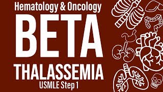 Beta Thalassemia HemeOnc  USMLE Step 1 [upl. by Eoz451]