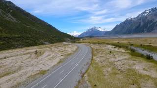 Mount Cook  Tasman Valley Road [upl. by Phionna]