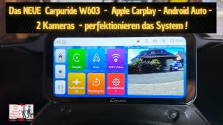 Das Neue Carpuride W603 faszinierend gut  am Motorrad oder Quad Das coolere Handy am Lenkrad [upl. by Aloap]