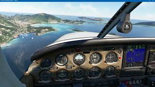 🔴【MSFS2020🔴VFR Caribbean World Tour 2024 TUPJEIS RNAV GNSSA VISUAL RWY 07 [upl. by Wareing768]