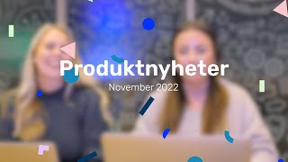 Produktnyheter fra Tripletex  november 2022 [upl. by Valorie]