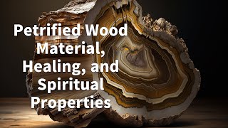 Petrified Wood Material Healing and Spiritual Properties [upl. by Errised]