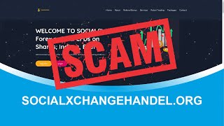 Socialxchangehandelorg SCAM [upl. by Avlem]