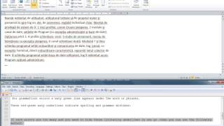 How to Remove Red and Green Wavy Underlines in Word Documents [upl. by Horlacher107]