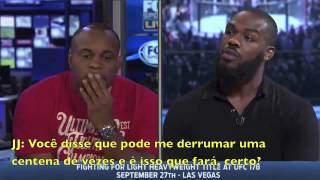 Jones e Cormier discutem na TV americana legendado [upl. by Gatian777]