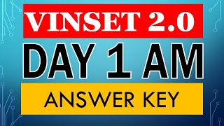 VINSET 2 0 DAY 1 ANSWER KEY Retooling of Teachers Capacity in Using ICT and Emerging Technologies [upl. by Aoket]