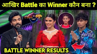 Battle Winner Result of Indias Best Dancer Vs Super Dancer Today Episode  Champions Ka Tashan [upl. by Elbon884]