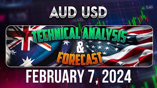 Latest AUDUSD Forecast and Elliot Wave Technical Analysis for February 7 2024 [upl. by Lleunamme]